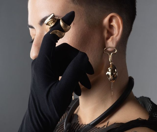 Anello "la malalingua" in argento