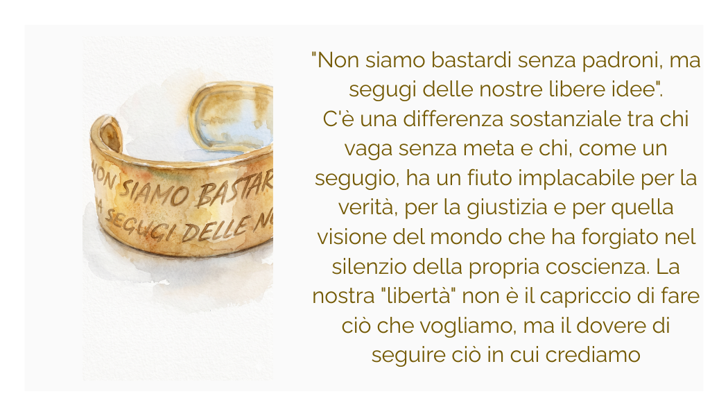 Bracciale "libere idee" in argento