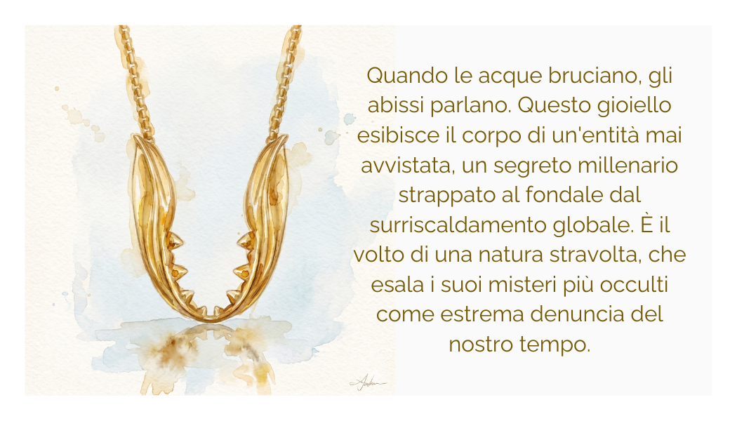 Ciondolo "creatura degli abissi" in argento