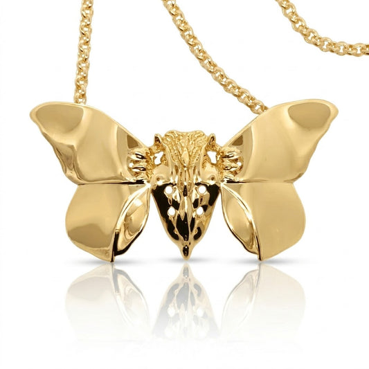 Ciondolo "la sacralità della forza femminile" in ottone placcato oro