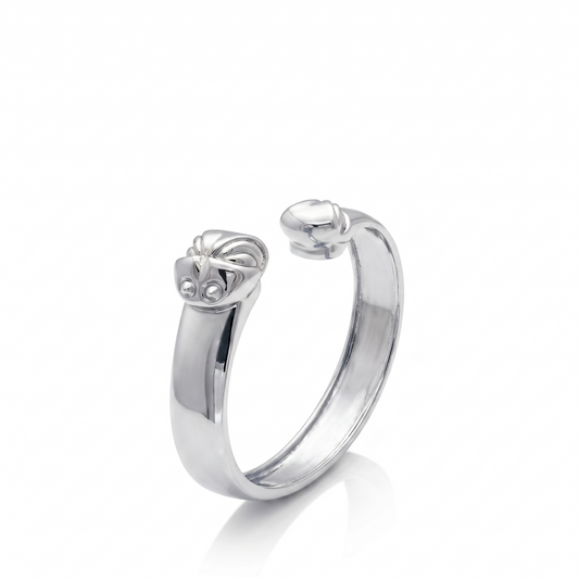 Bracciale "bellezza mendace" in argento