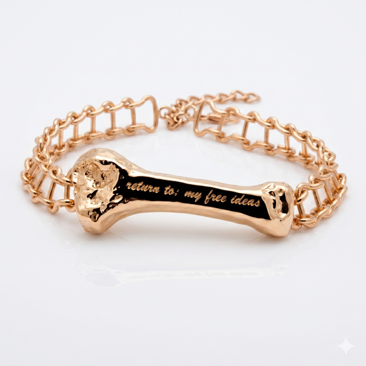 Collana "return to: my free ideas" in ottone