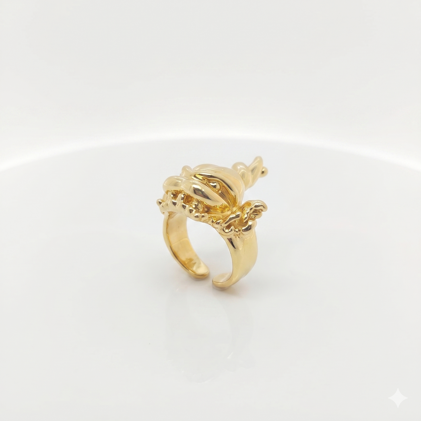 Anello "la maldicenza" in argento