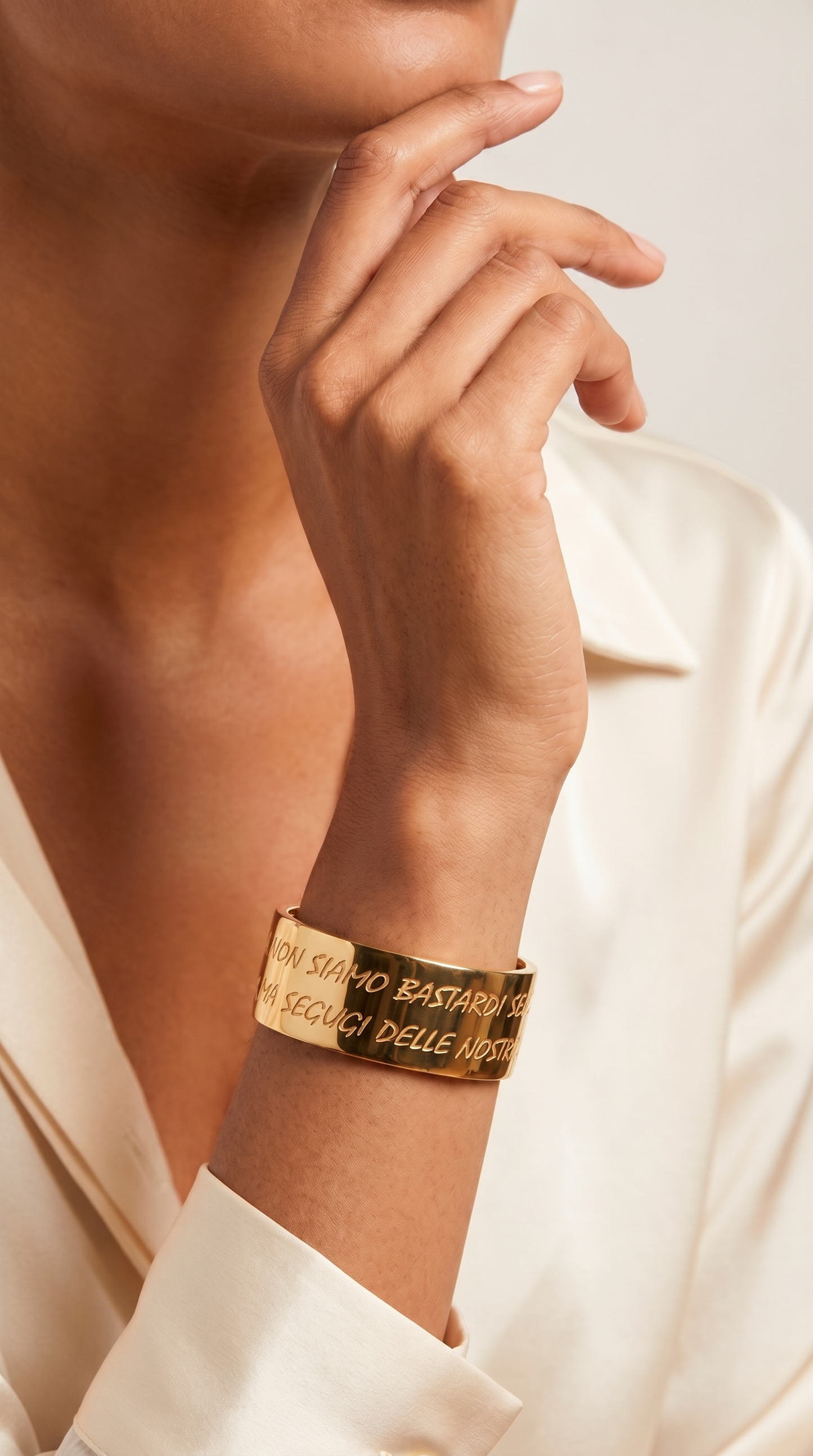 Bracciale "libere idee" in argento