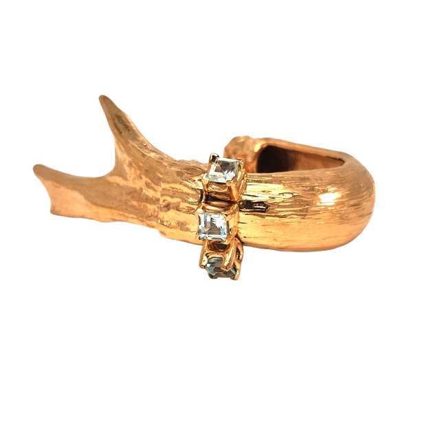 Bracciale "corno" in argento