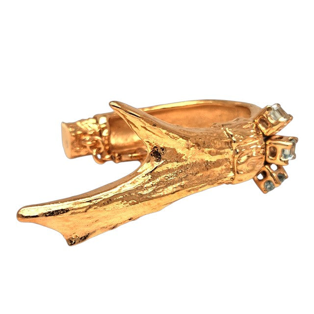 Bracciale "corno" in argento