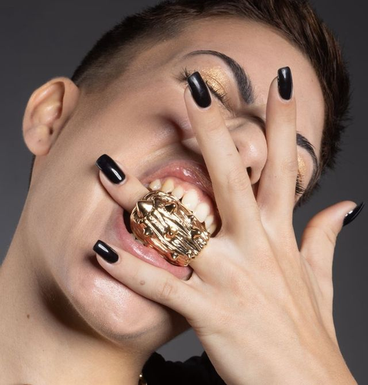 Anello "tronco" in argento